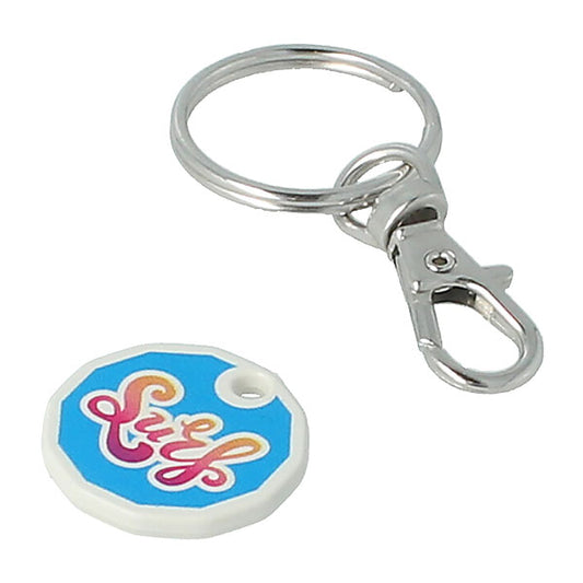 Recycled Trolley Token Key Ring