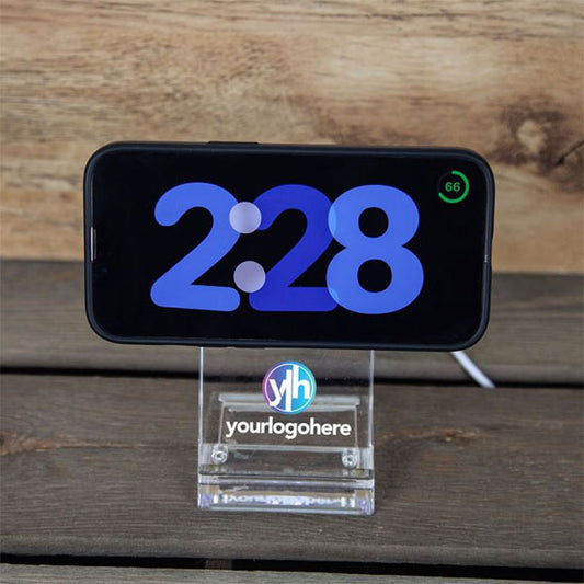 Clarion Transparent Wireless Charging Phone Stand