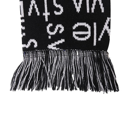 Knitted Jacquard Scarf