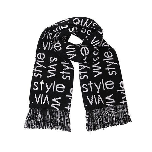 Knitted Jacquard Scarf