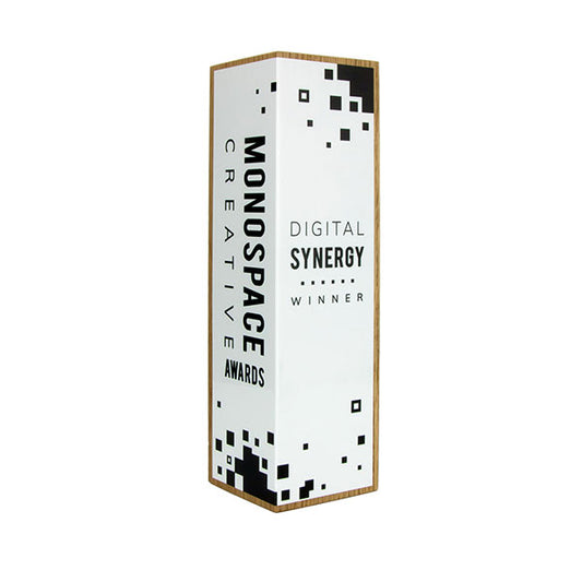 Metal Wrap Oak Column Award