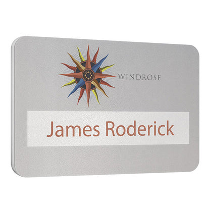 Matt Faced Window Badge