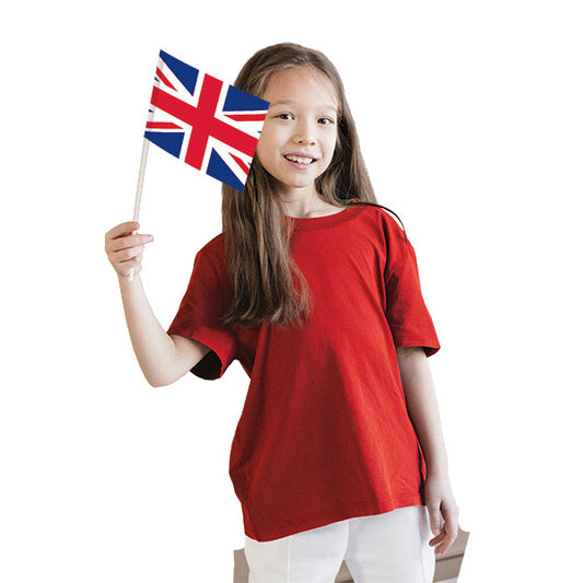 Hand Waving Flag