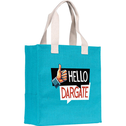 Dargate Coloured Jute Tote Bag
