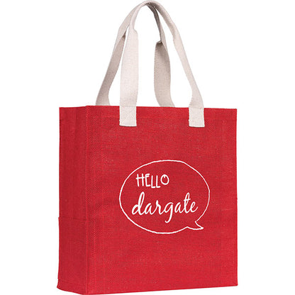 Dargate Coloured Jute Tote Bag