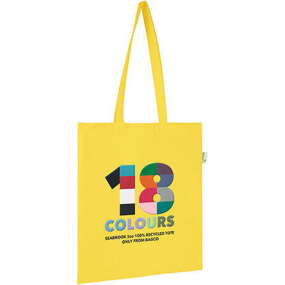 Seabrook 5oz Recycled Cotton Tote Bag