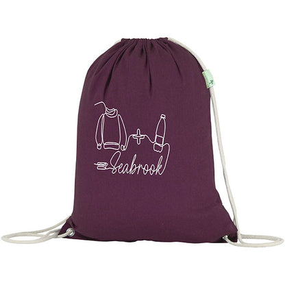 Seabrook 5oz Recycled Cotton Drawstring Bag