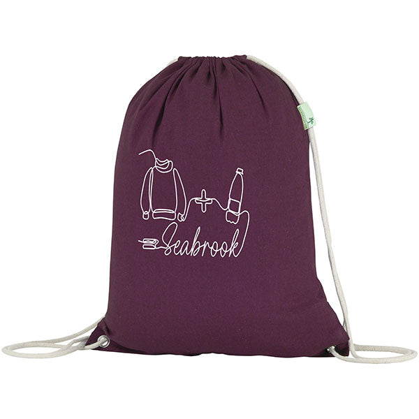 Seabrook 5oz Recycled Cotton Drawstring Bag