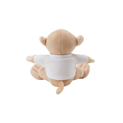 Plush Monkey Shaped Toy with T-Shirt