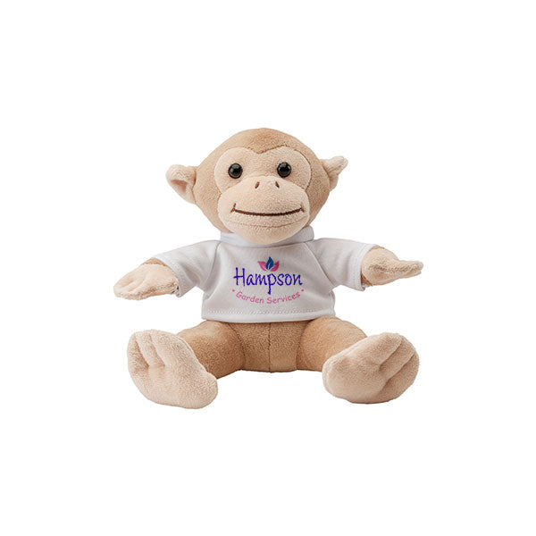 Plush Monkey Shaped Toy with T-Shirt