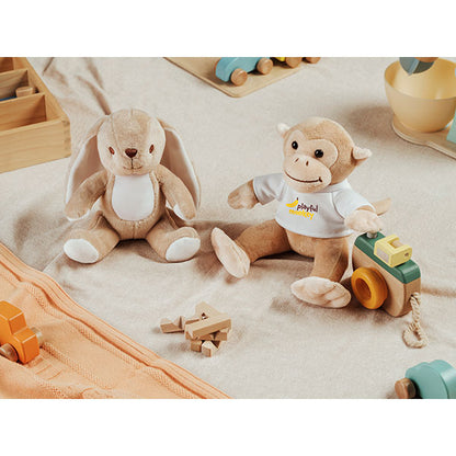 Plush Monkey Shaped Toy with T-Shirt