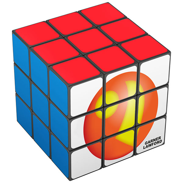 UK Stock Rubik's Cube - Full Colour 1 Side