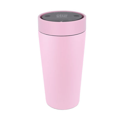 Circular Stainless Steel Travel Cup 12oz