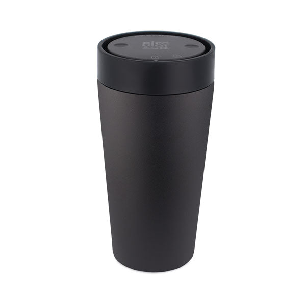 Circular Stainless Steel Travel Cup 12oz