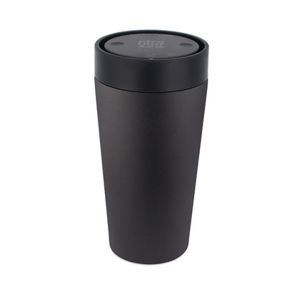 Circular Stainless Steel Travel Cup 12oz