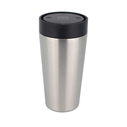 Circular Stainless Steel Travel Cup 12oz