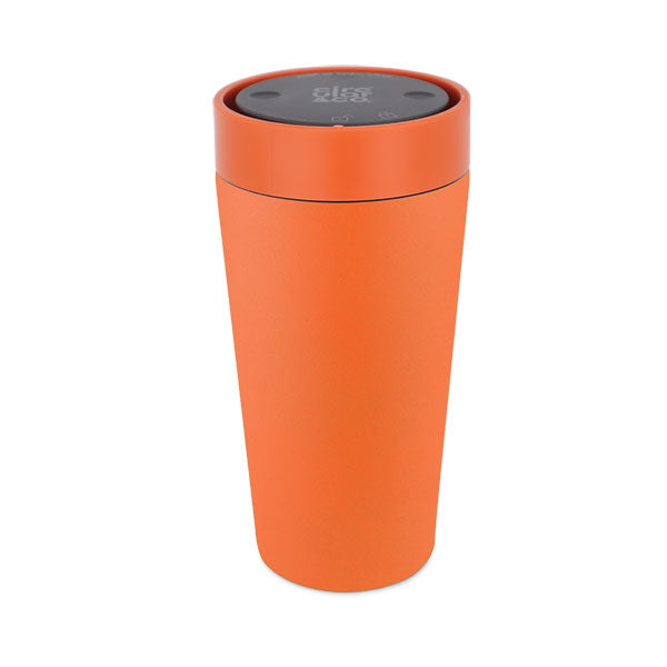 Circular Stainless Steel Travel Cup 12oz