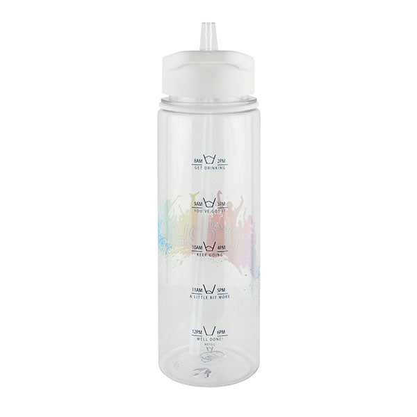 Aqueous Straight Clear Drinks Bottle 725ml