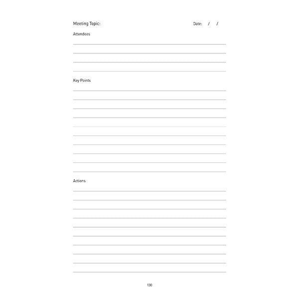 Como Recycled A5 Business Planner