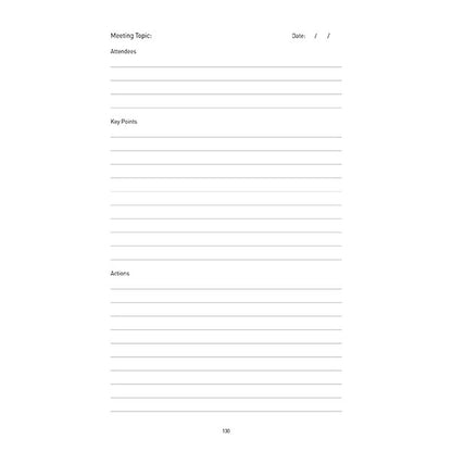 Como Recycled A5 Business Planner