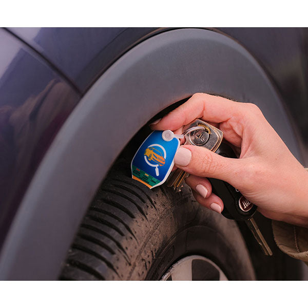 Essential Tyre Gauge Key Ring