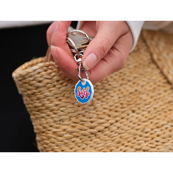 Recycled Trolley Token Key Ring