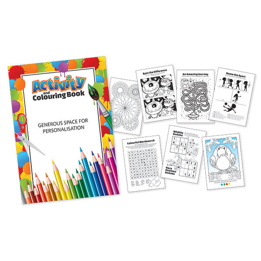 A5 8 Page Colouring Book
