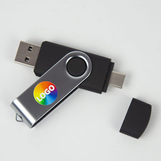 Dual Twister 8GB USB Flash Drive