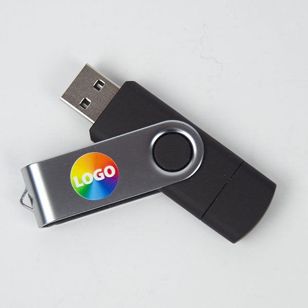 Dual Twister 8GB USB Flash Drive