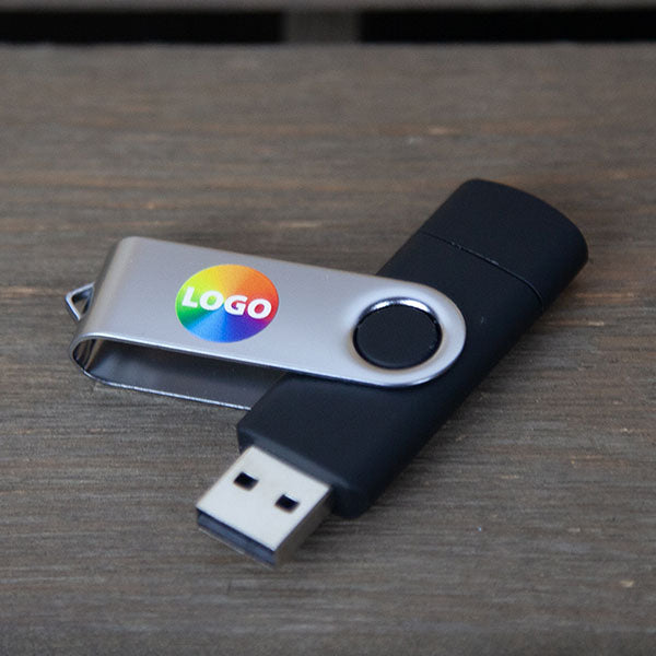 Dual Twister 8GB USB Flash Drive