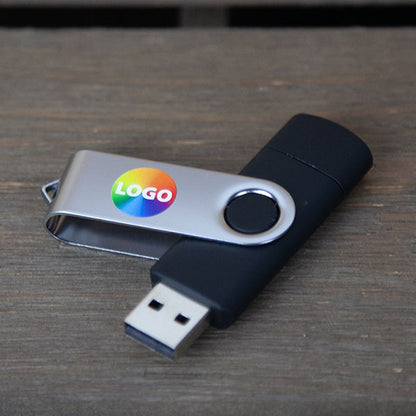 Dual Twister 8GB USB Flash Drive