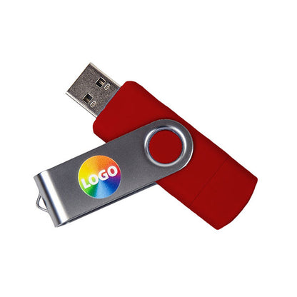 Dual Twister 8GB USB Flash Drive