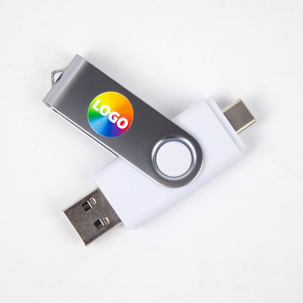 Dual Twister 8GB USB Flash Drive