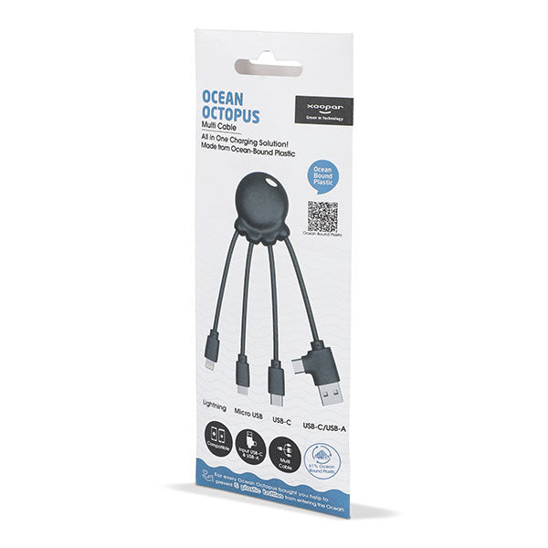 Xoopar Octopus Ocean Bound Plastic Cable