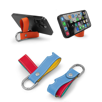 Recycled Phone Stand Key Ring